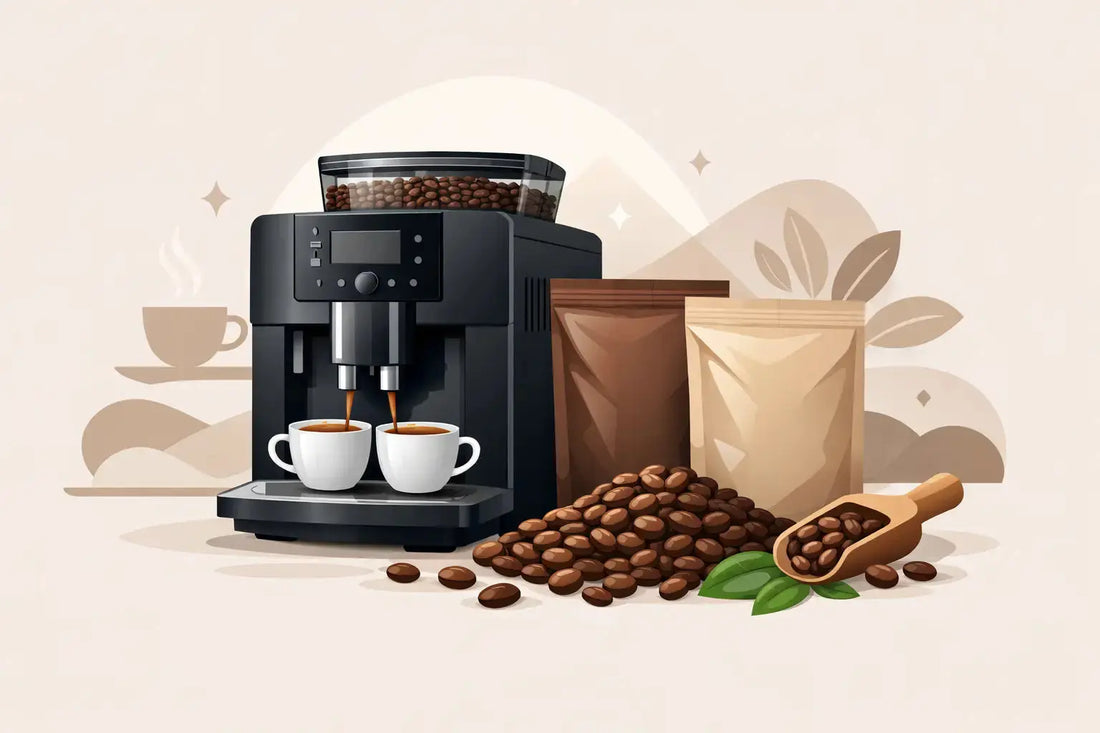 Coffee Machine With Free Coffee Beans
