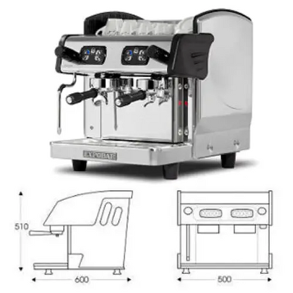 2 Group Zircon High Group Compact Coffee Machine