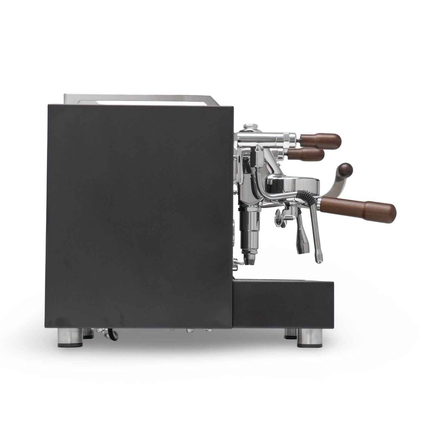 Torre Teresina RS Coffee Machine - Elegant Matte Black Wood Coffee Maker - Sip N Smile Australia 