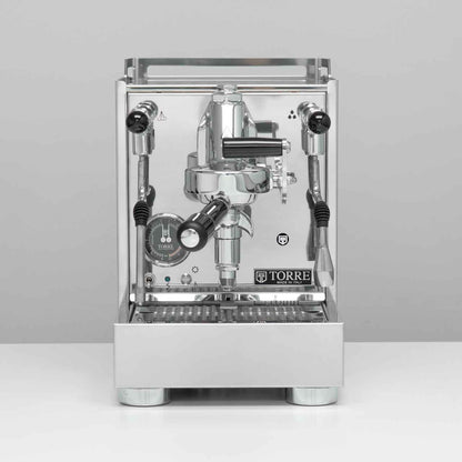 Torre Luigino Coffee Machine TSP MT Inox for Barista-Quality Brewing with Joystick & Rotary Pump - Sip N Smile Australia 