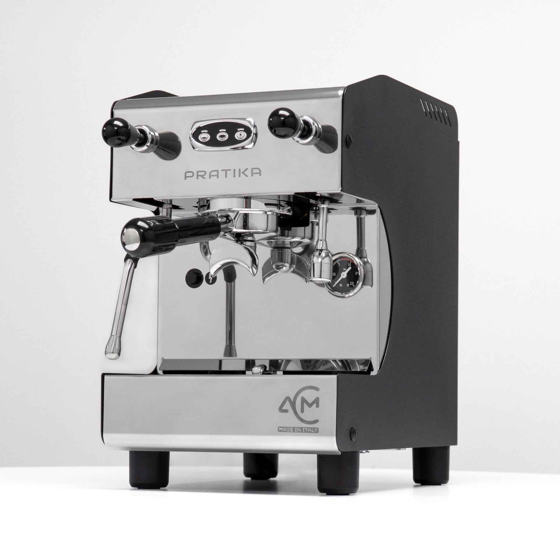 ACM Pratika Coffee Machine for Perfect Brews in Black - Sip N Smile Australia 