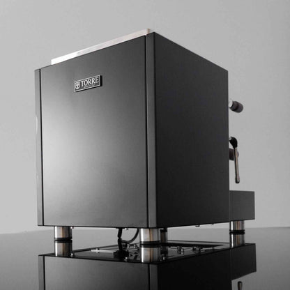 Torre Teresina RS Coffee Machine - Elegant Matte Black Wood Coffee Maker - Sip N Smile Australia 