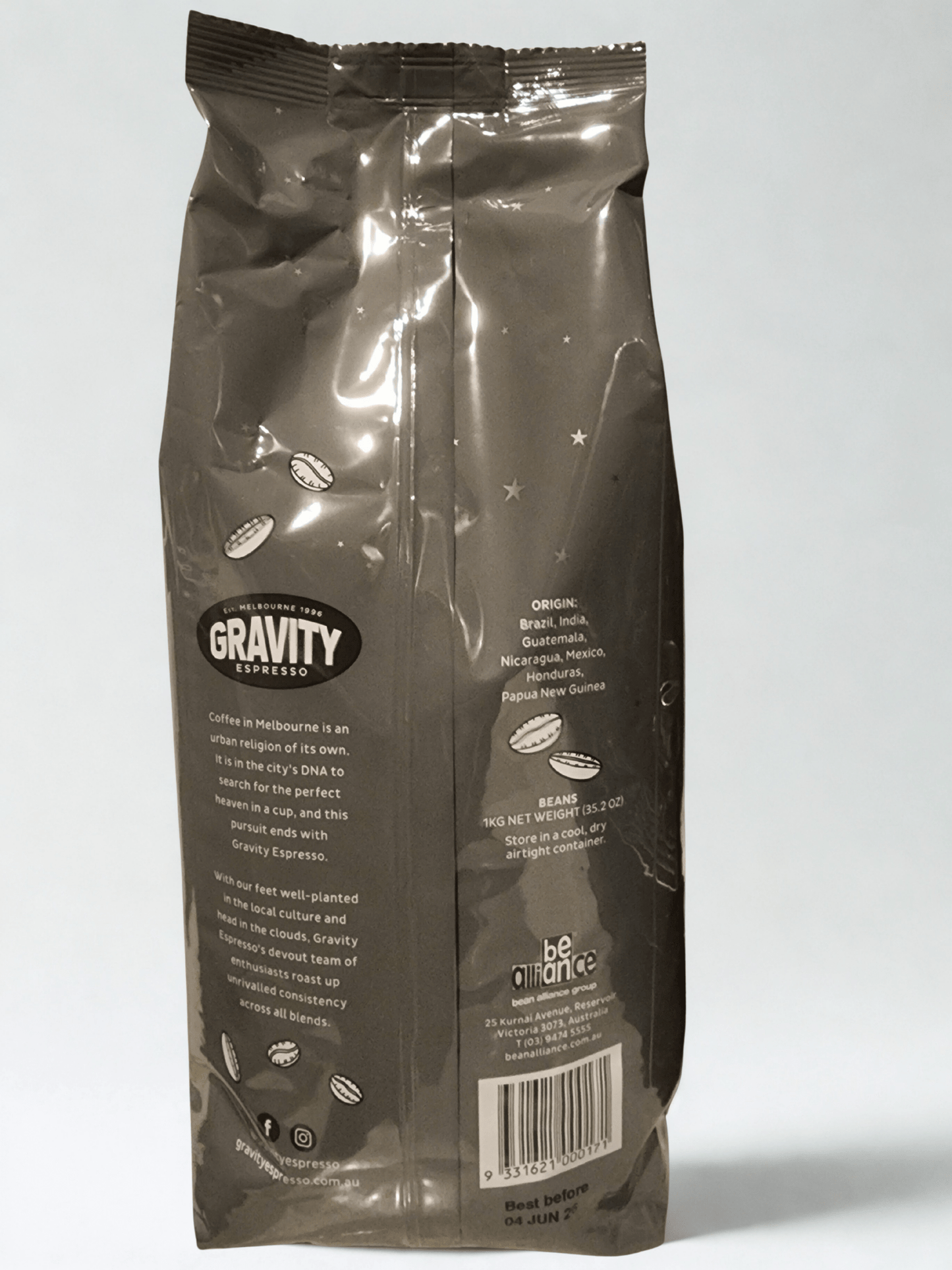 Gravity Espresso 6° Darker - Sip N Smile Australia 
