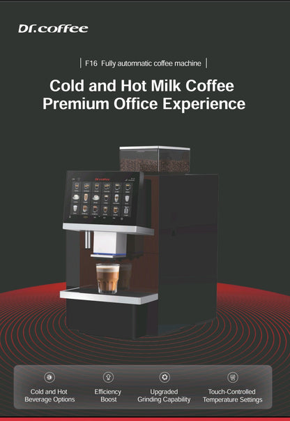 Office coffee machine F16 Big Plus control panel - touchscreen interface
