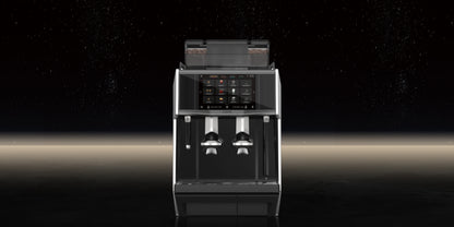 Caye X Master Modern coffee machine on a dark background