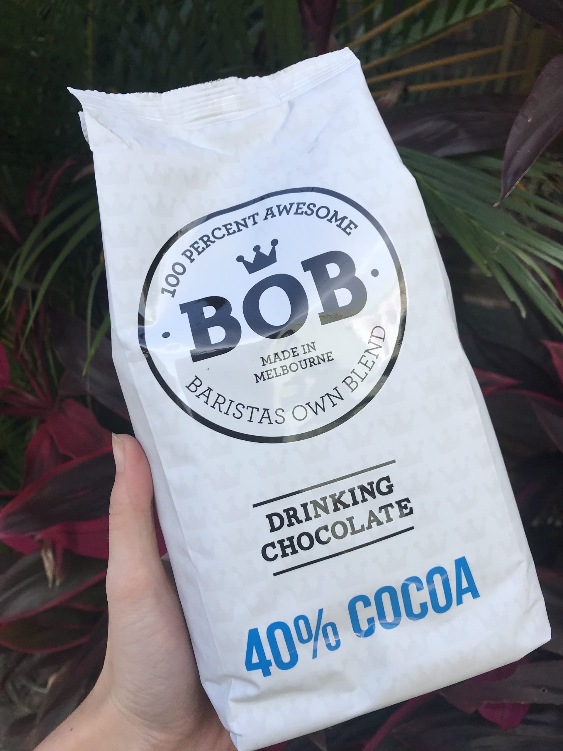 Drinking Chocolate - Bob Chocolart 40% Cocoa | Sip N Smile - Sip N Smile 