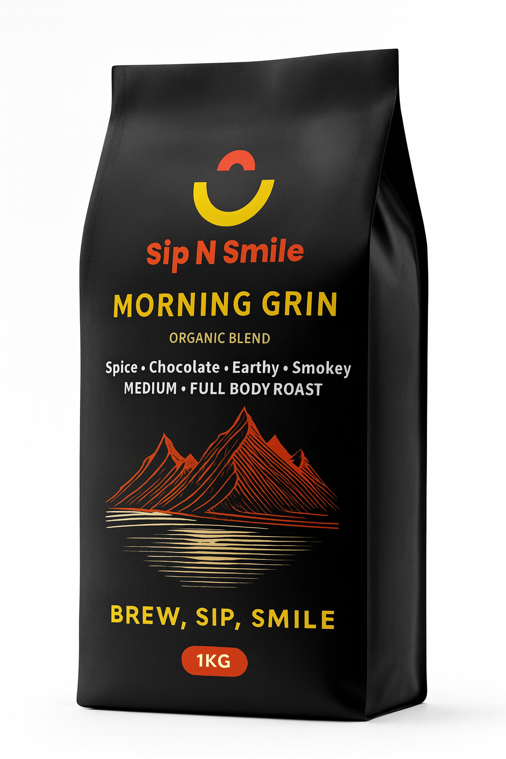 Morning Grin Organic Coffee Beans | Sip N Smile - Sip N Smile 