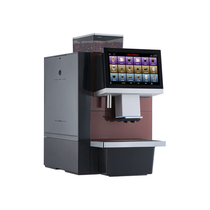 Dr Coffee F16 Big Plus office coffee machine side angle - premium automatic
