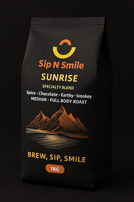 Sunrise Specialty Coffee 1Kg | Office Coffee | Wholesale | Sip N Smile - Sip N Smile 