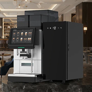 JL38 Coffee machine with digital display in a modern interior setting
