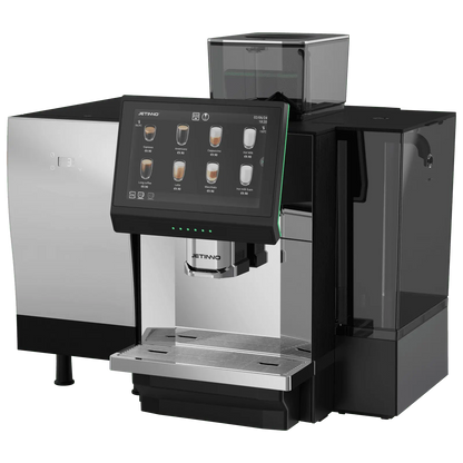 JL36 Modern coffee machine with digital display on a white background. - Sip N Smile
