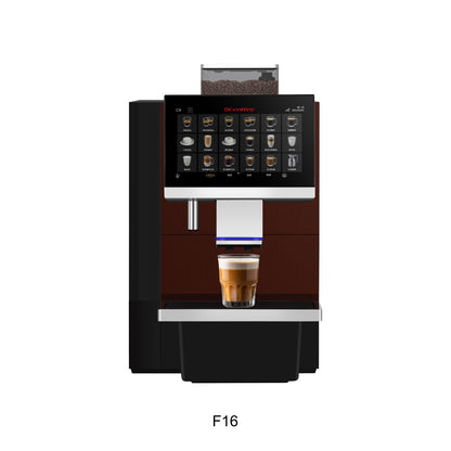 Office coffee machine Dr Coffee F16 Big Plus front view - fully automatic commercial
