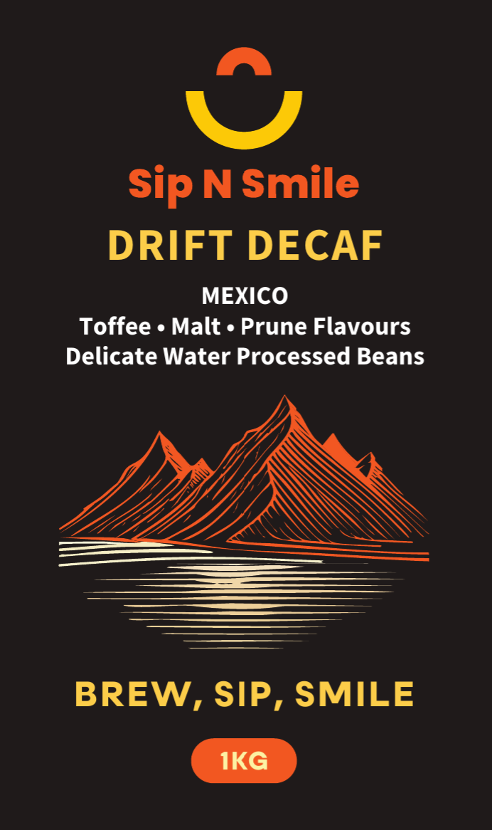Drift Decaf 1kg Specialty Coffee | Sip N Smile - Sip N Smile 