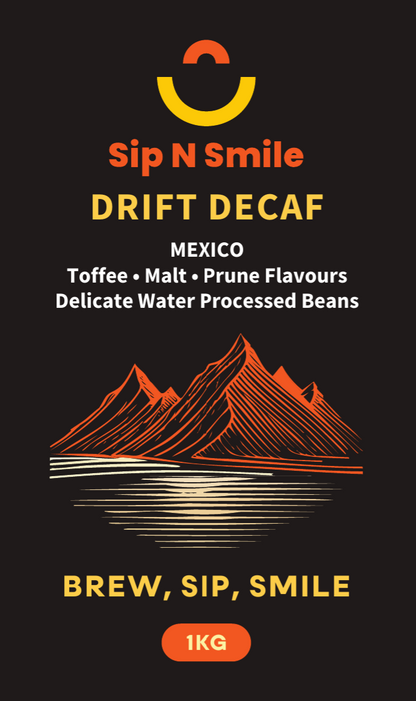 Drift Decaf 1kg Specialty Coffee | Sip N Smile - Sip N Smile 