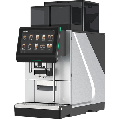 JL38 Modern coffee machine with digital display on a white background