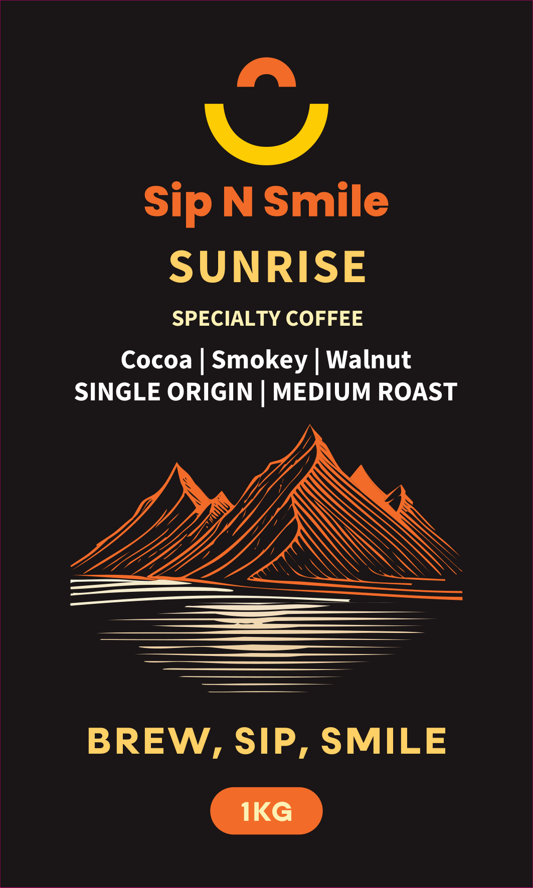 Sunrise Specialty Coffee 1Kg | Office Coffee | Wholesale | Sip N Smile - Sip N Smile 